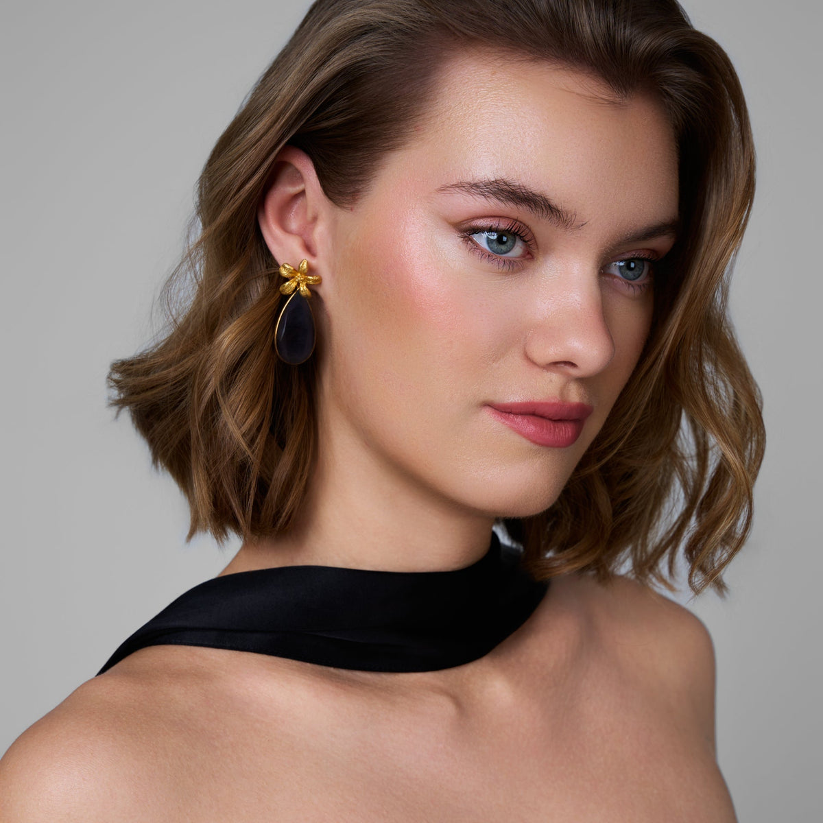 Amara Smokey Topaz Earrings