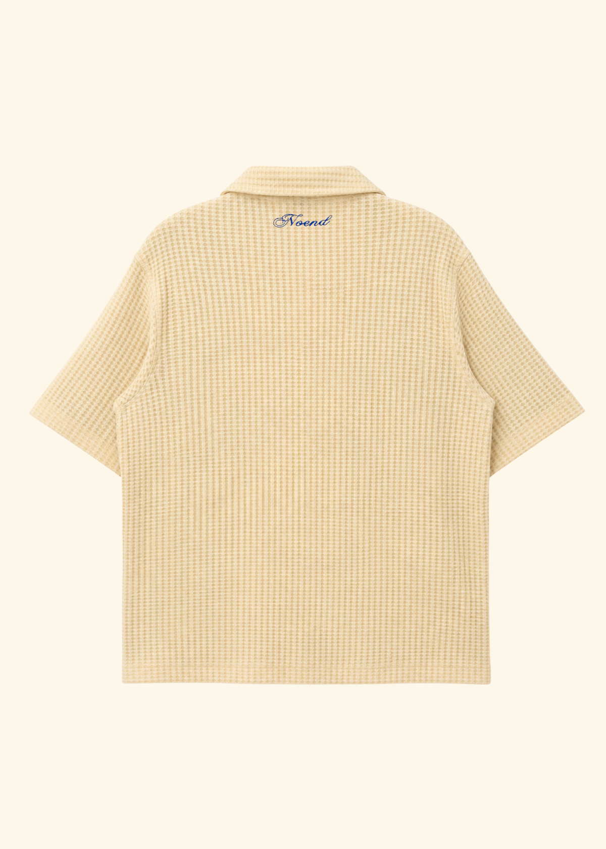 Textured Convertible Collar Shirt