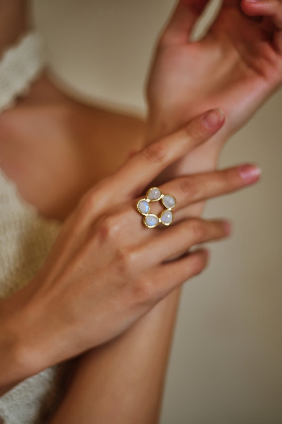 Sola Moonstone Ring