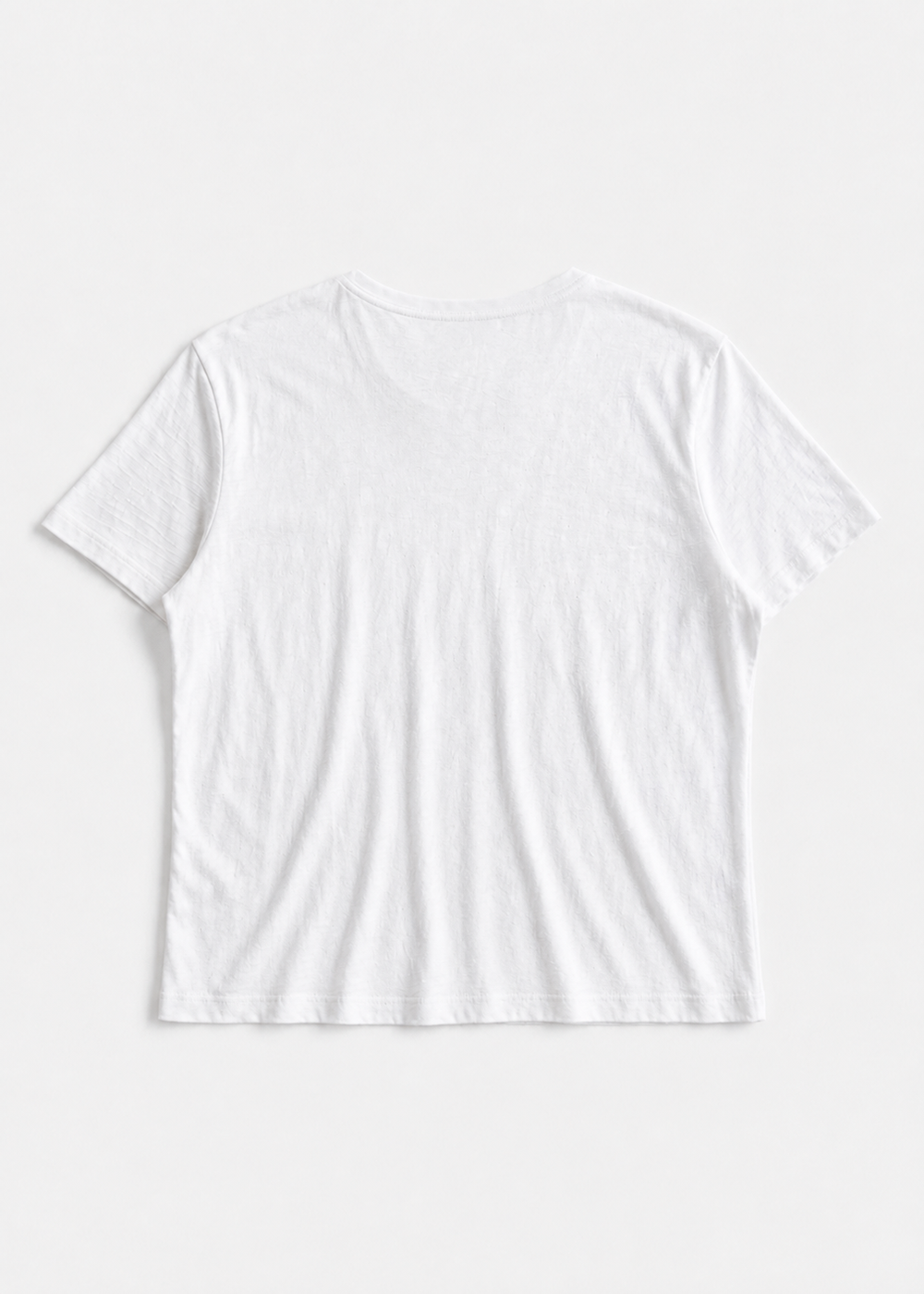 Cotton Modal Slub Crew Tee