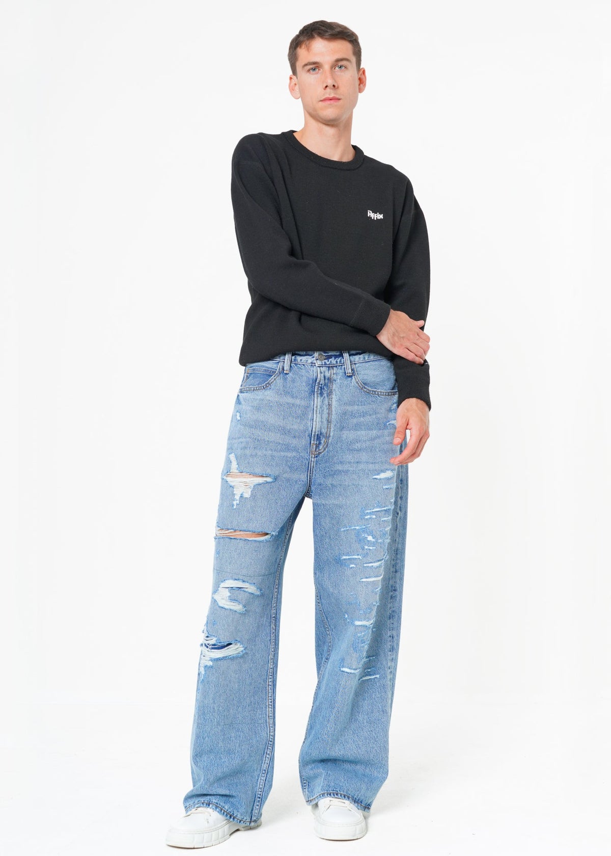 Men's Baggy Rigid Jeans