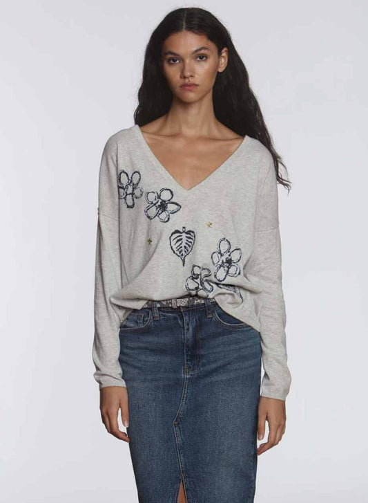 Sophie Flowers Vee - Pumice