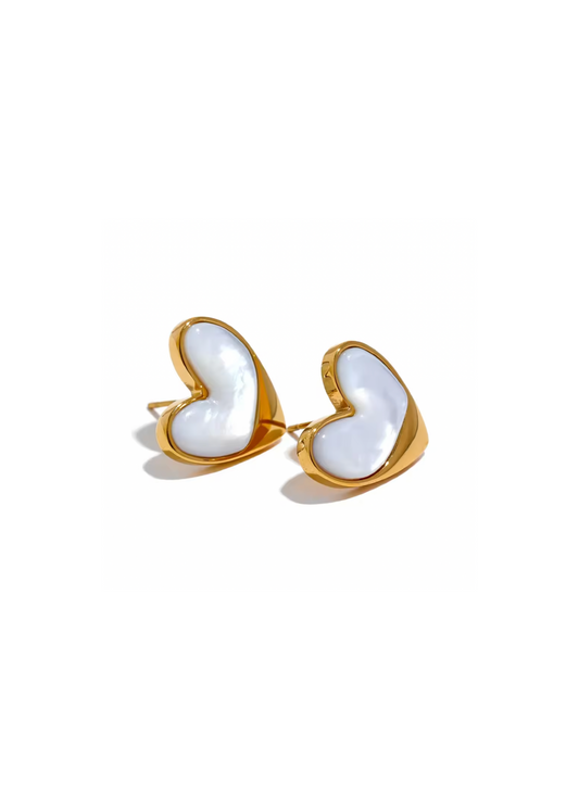 Heart Stud Earrings