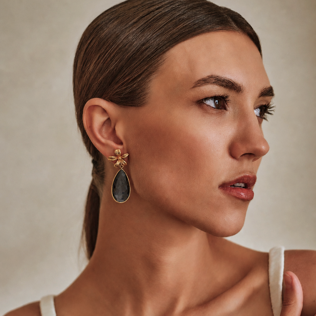 Amara Smokey Topaz Earrings