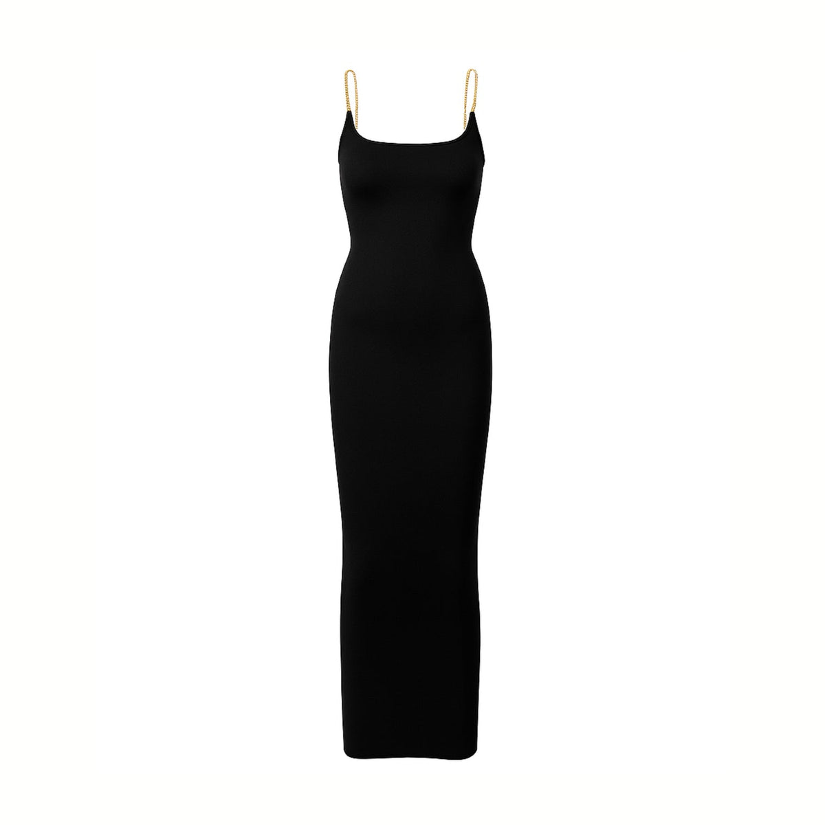 Aurelia Knit Chain Dress in Black