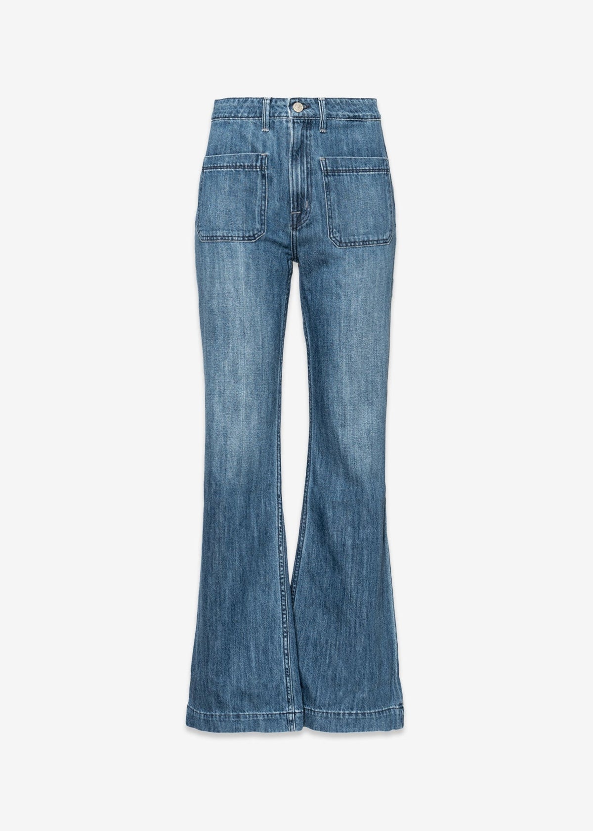Daphine Sailor Pocket Mid Rise Wide Leg