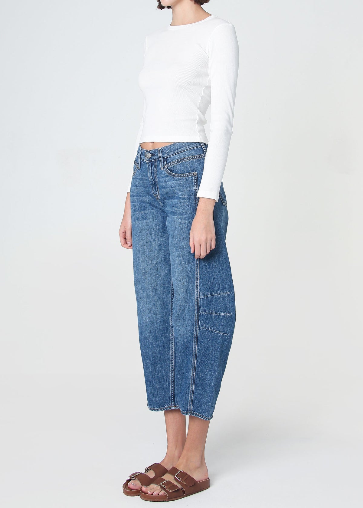 Ava Flutter Slung Fit Jeans