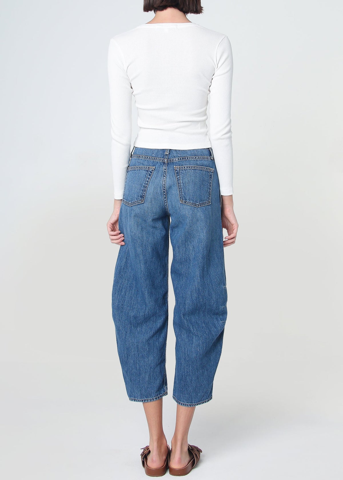 Ava Flutter Slung Fit Jeans