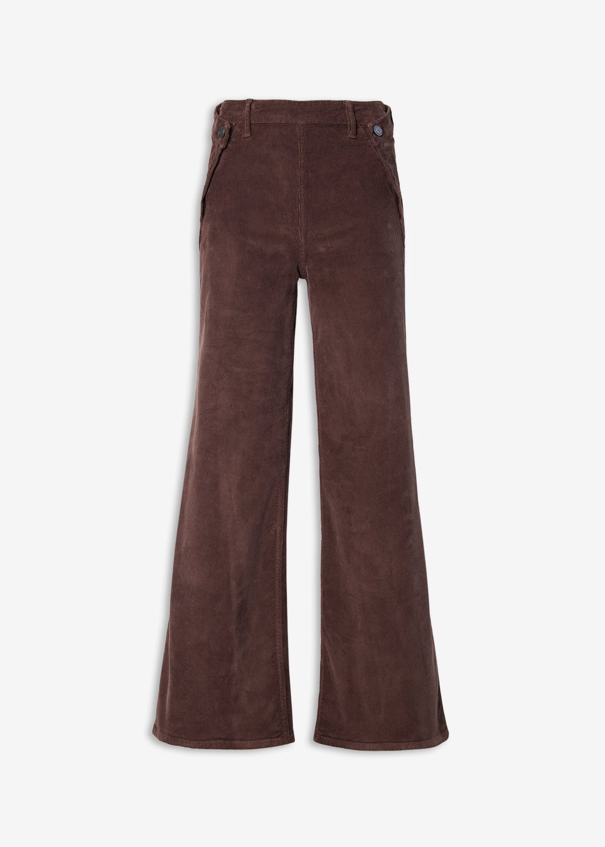 Dina High Waisted Wide Corduroy