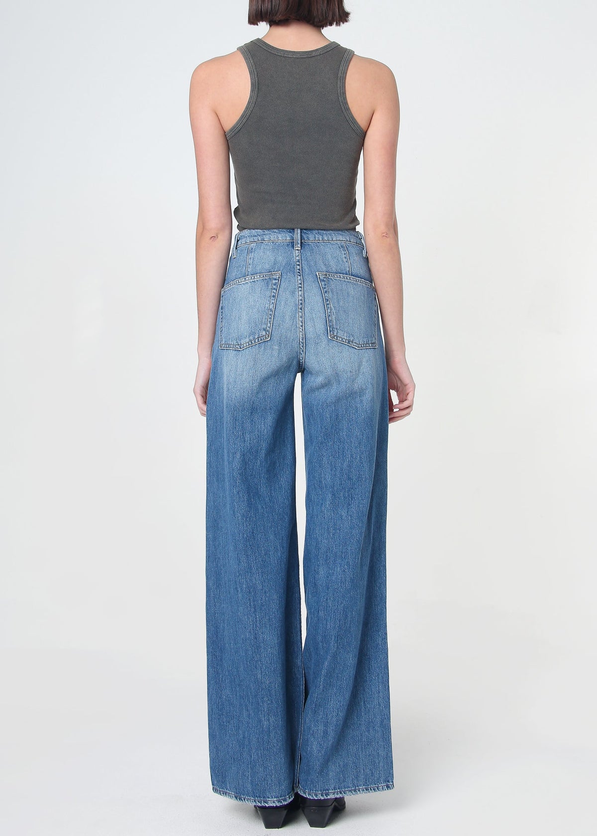 Dina High Waisted Wide