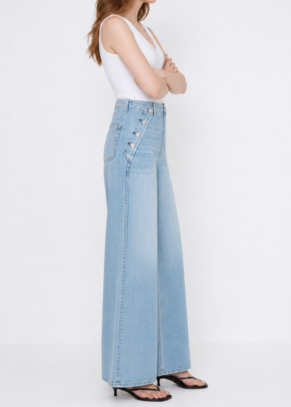 Dina High Waisted Wide
