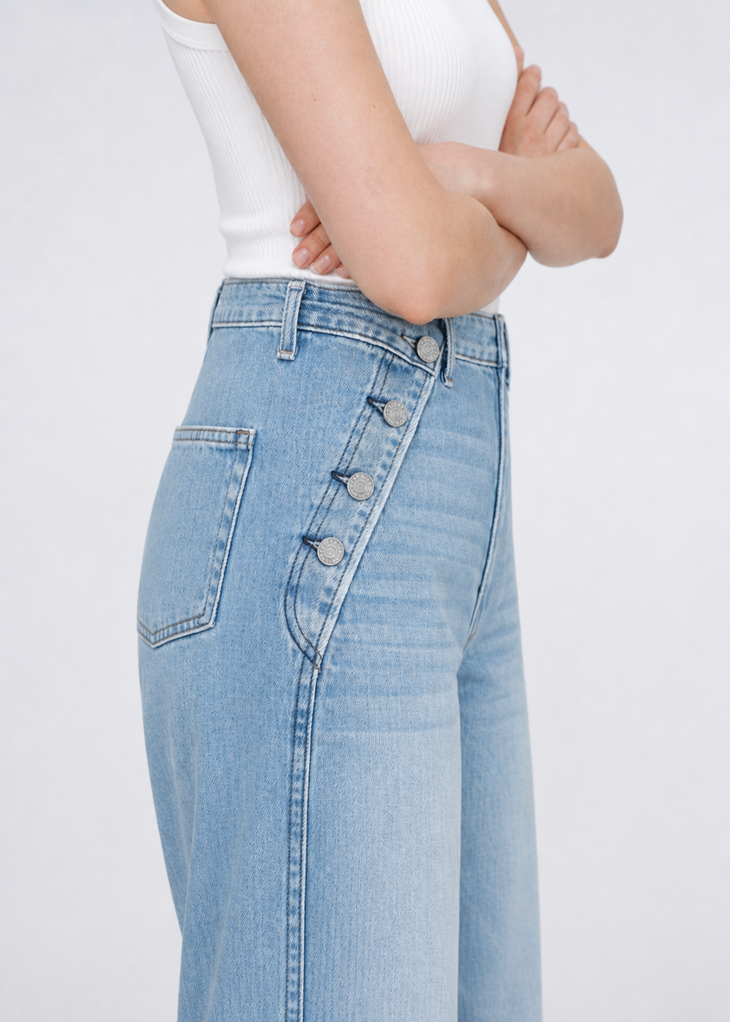 Dina High Waisted Wide