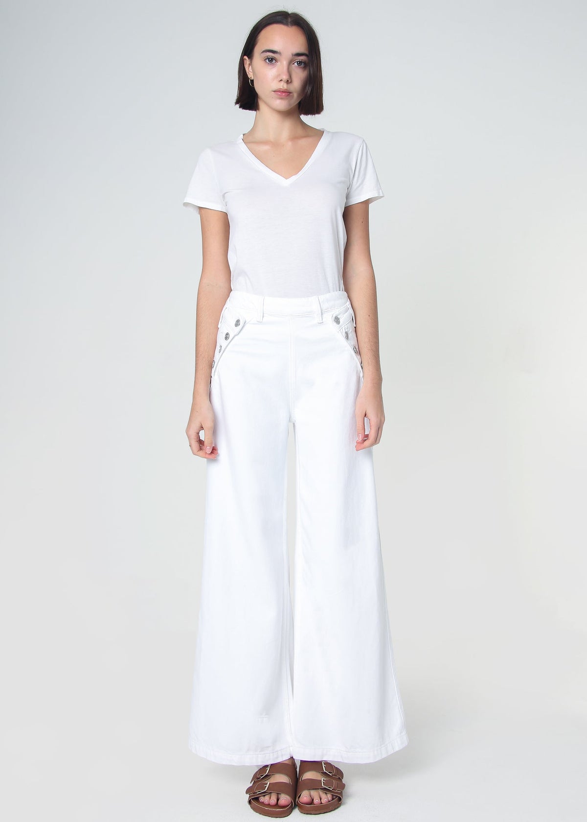 Dina High Waisted Wide