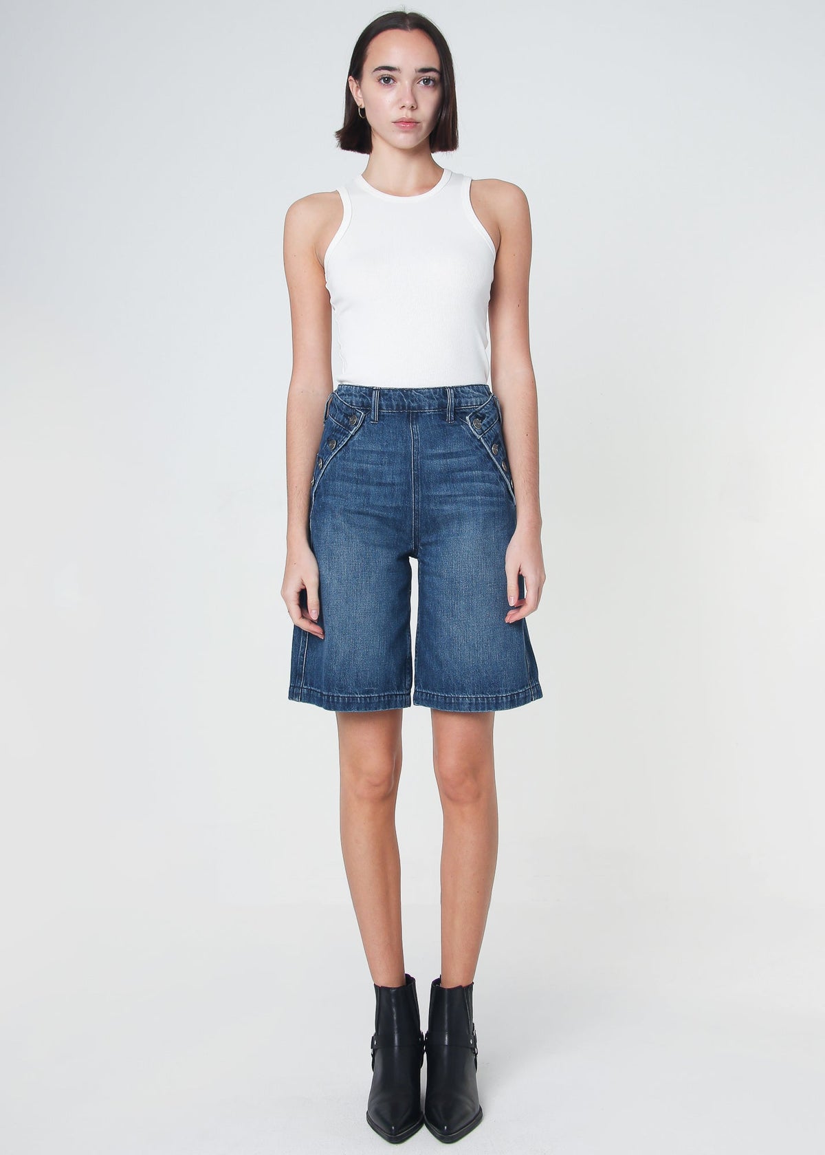 Dina High Waisted Jorts