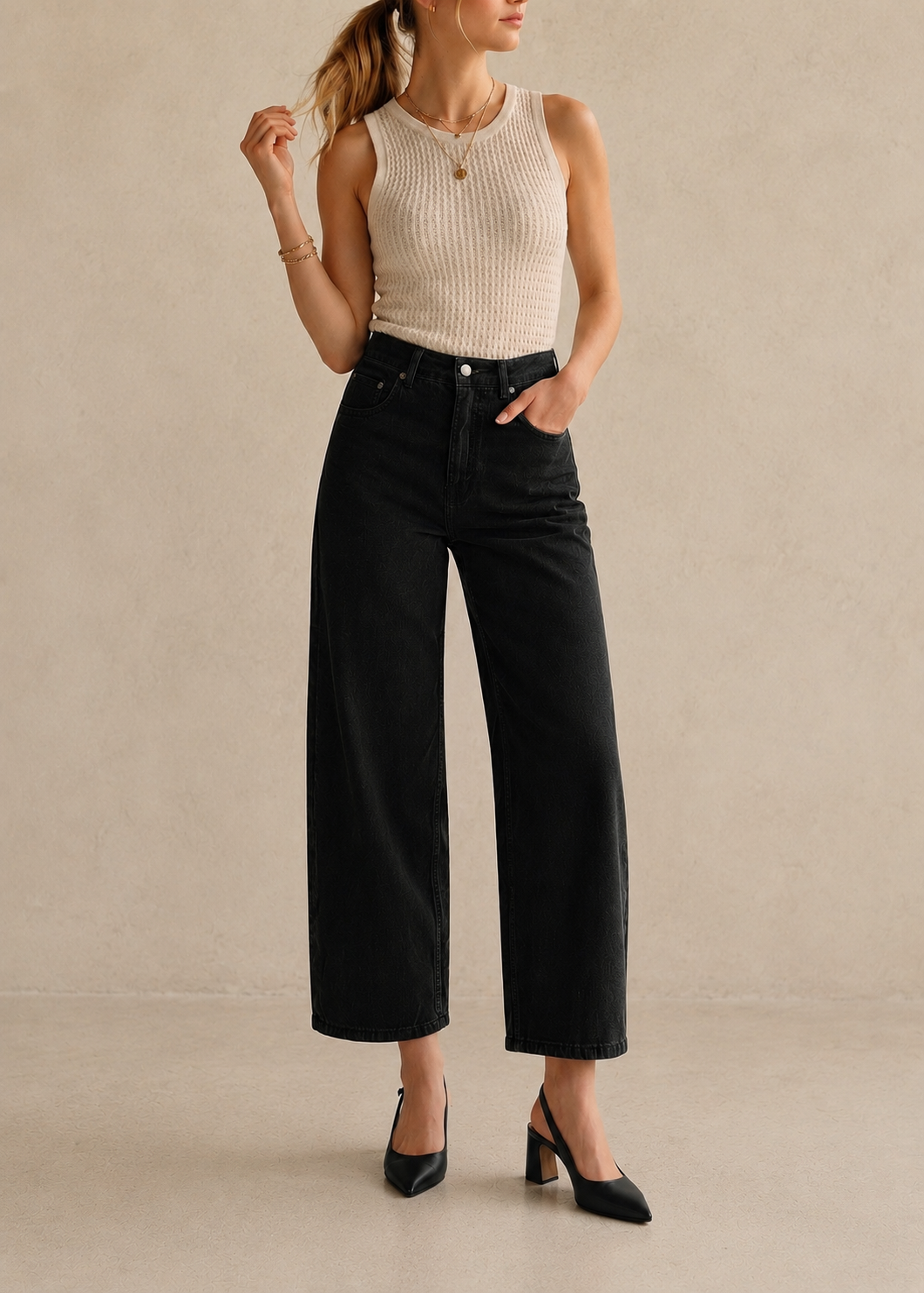 Ava Flutter Slung Fit Corduroy