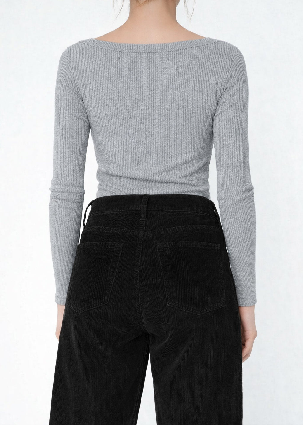 Ava Flutter Slung Fit Corduroy