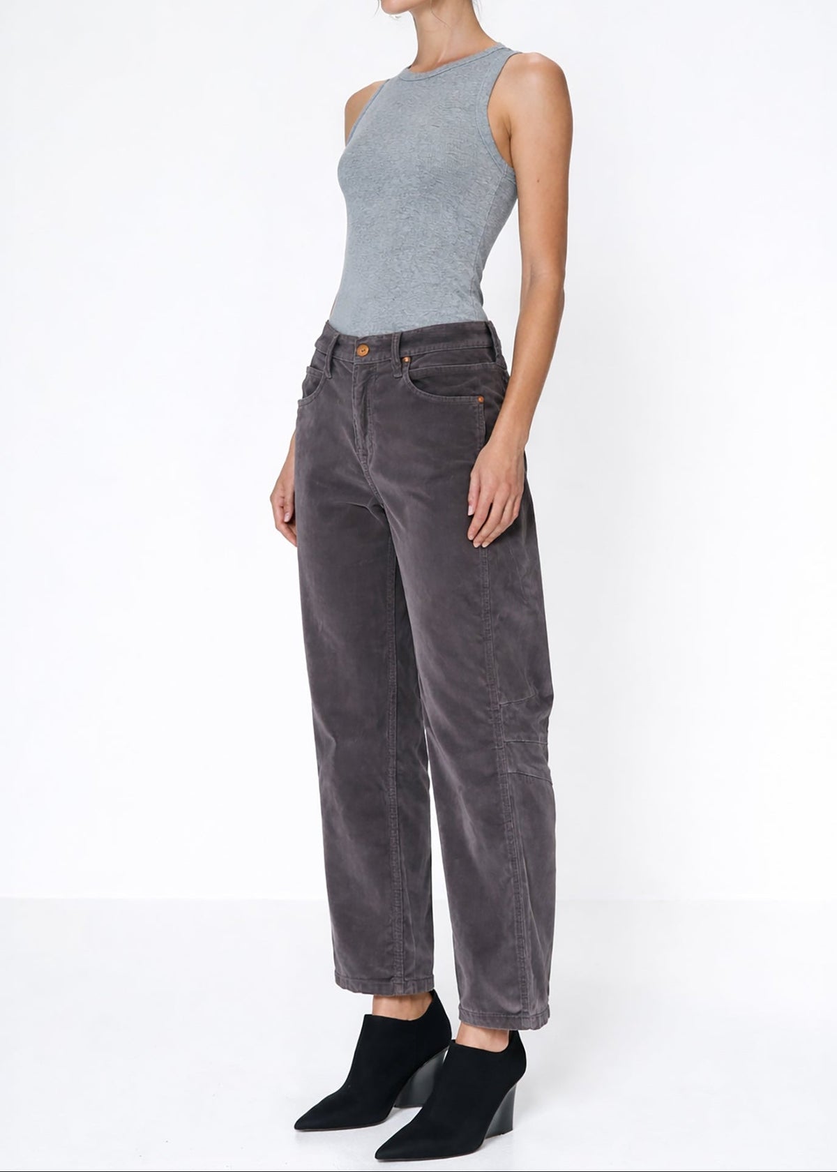 Ava Flutter Slung Fit Corduroy