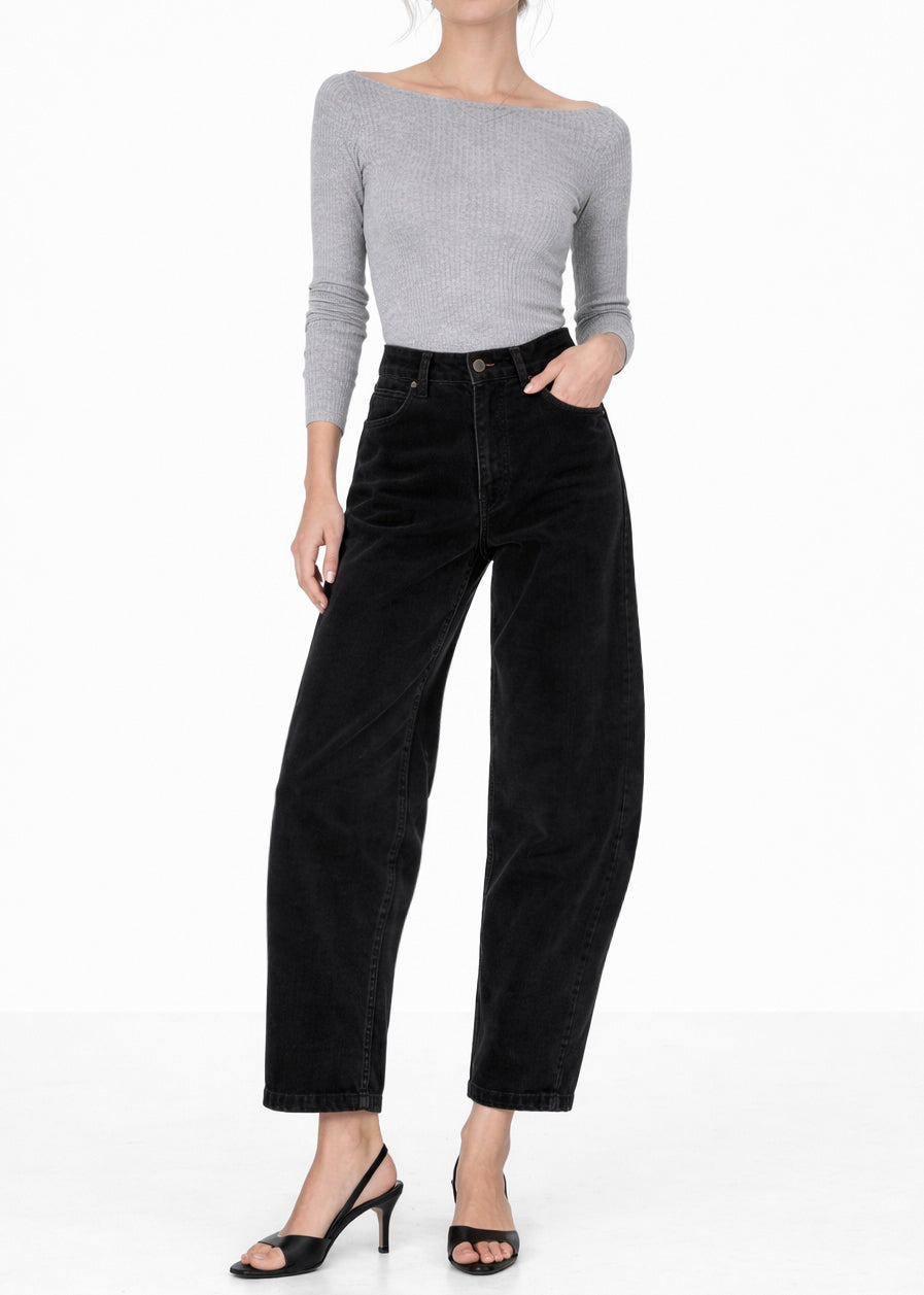 Ava Flutter Slung Fit Corduroy