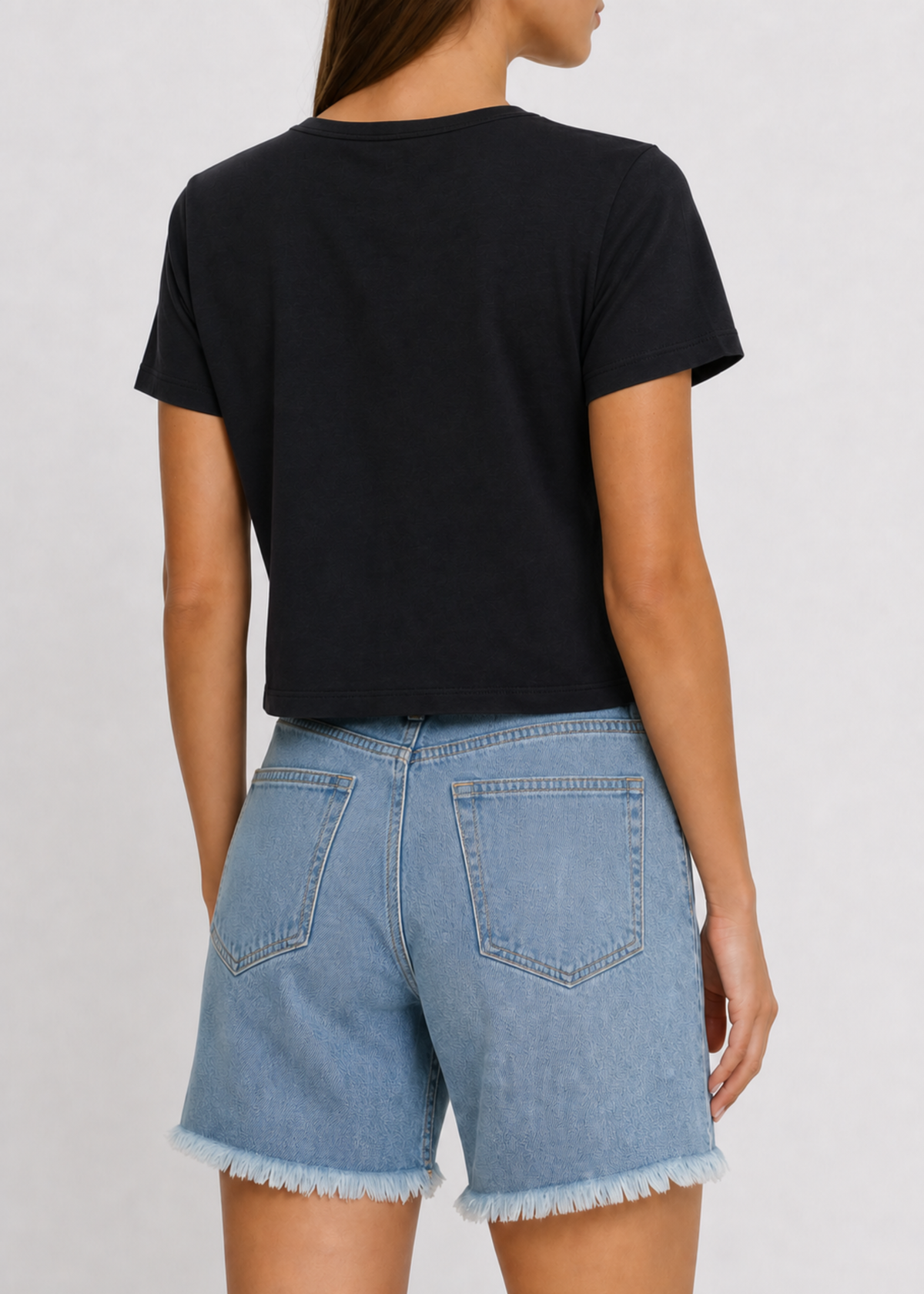 Cotton Modal Slub Crew Tee