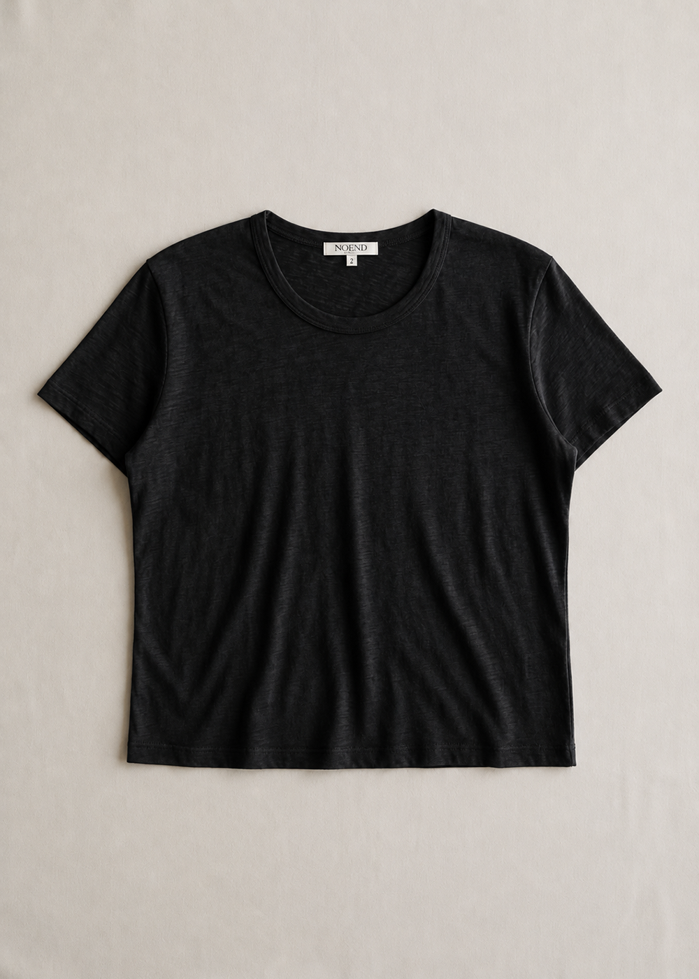 Cotton Modal Slub Crew Tee