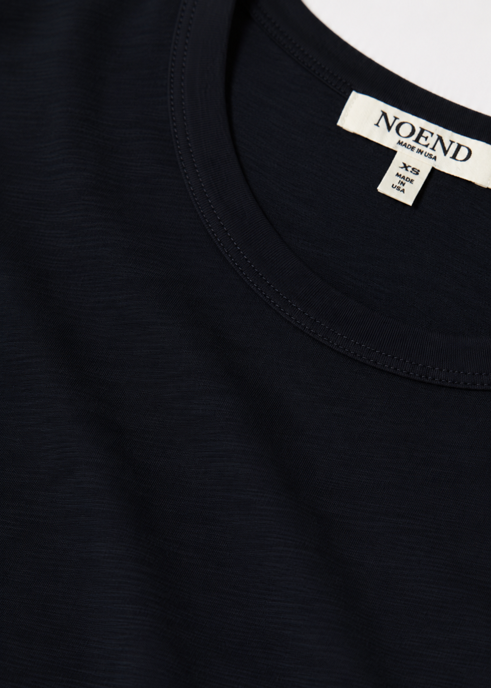 Cotton Modal Slub Crew Tee
