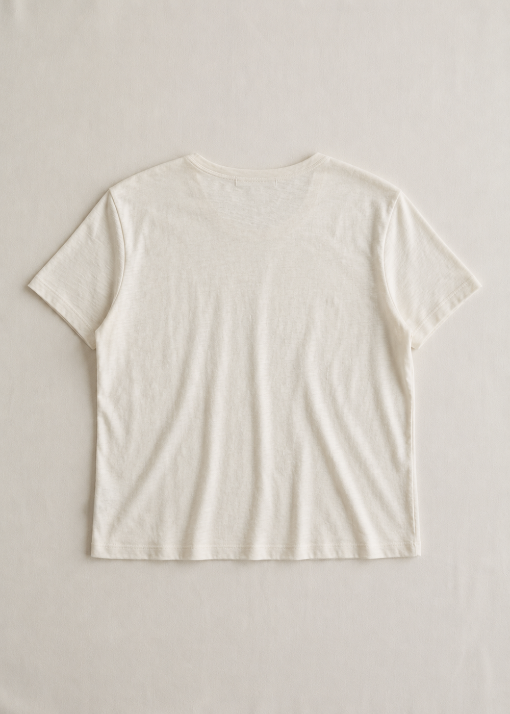 Cotton Modal Slub Crew Tee