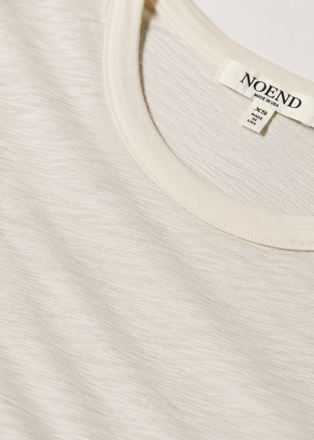 Cotton Modal Slub Crew Tee