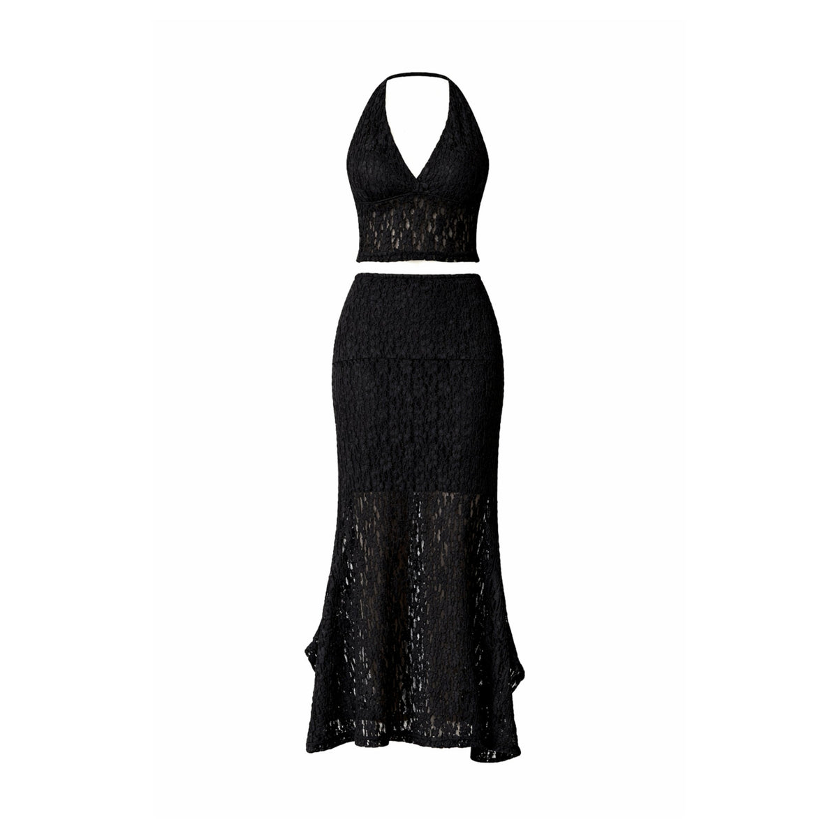 Olivia Lace Set in Midnight Black