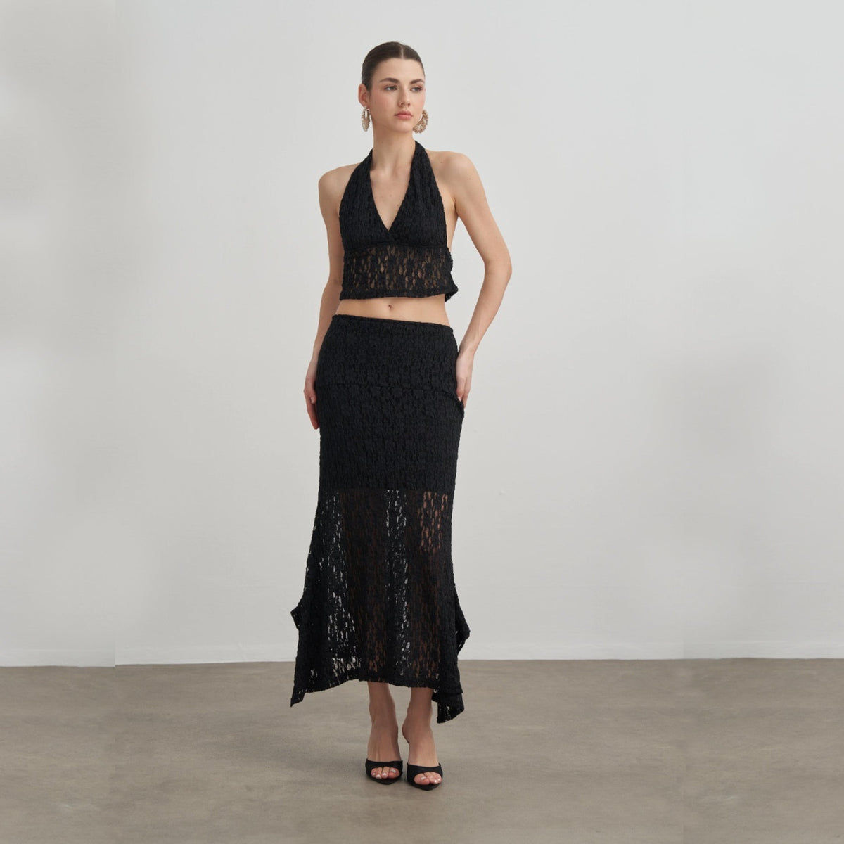 Olivia Lace Set in Midnight Black