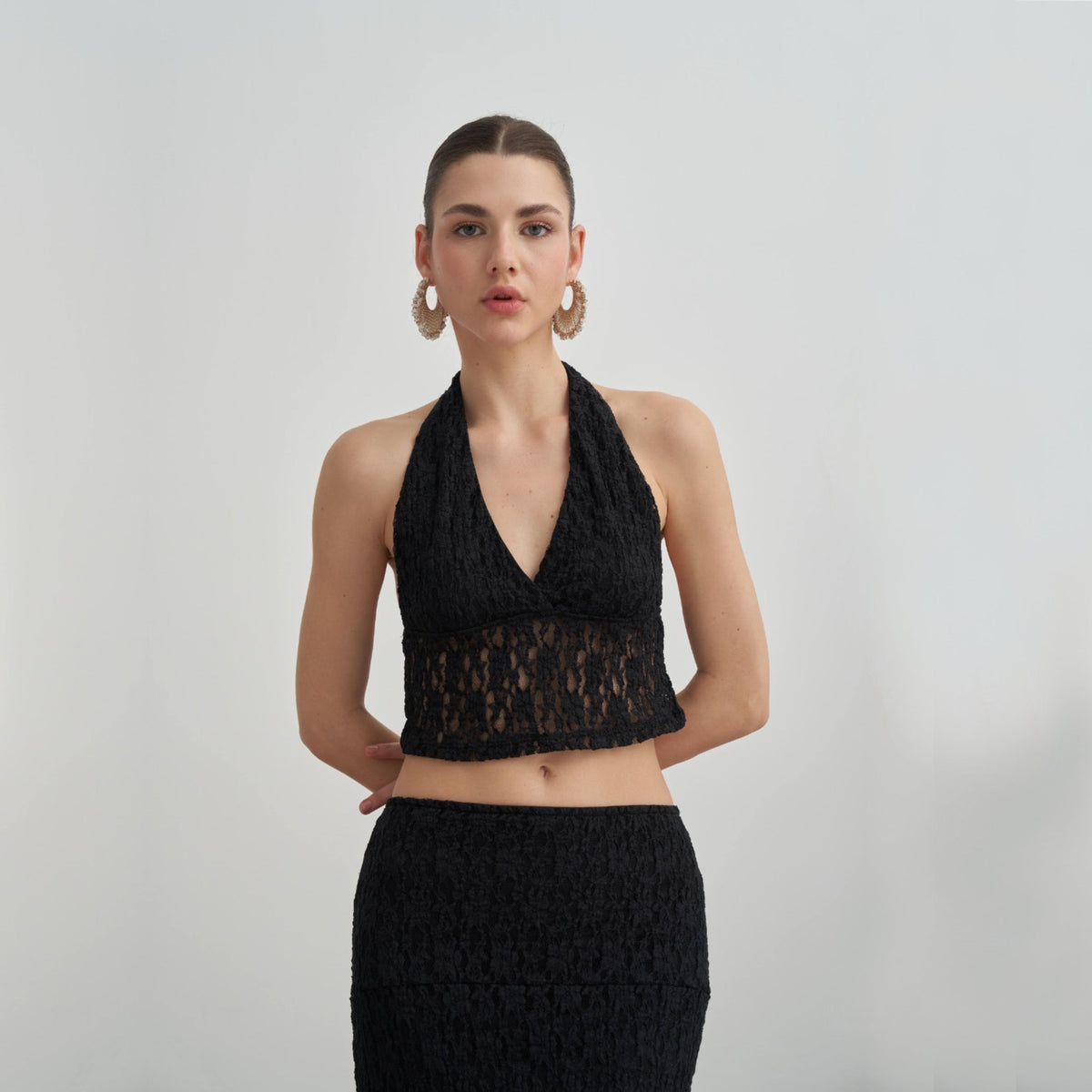 Olivia Lace Set in Midnight Black