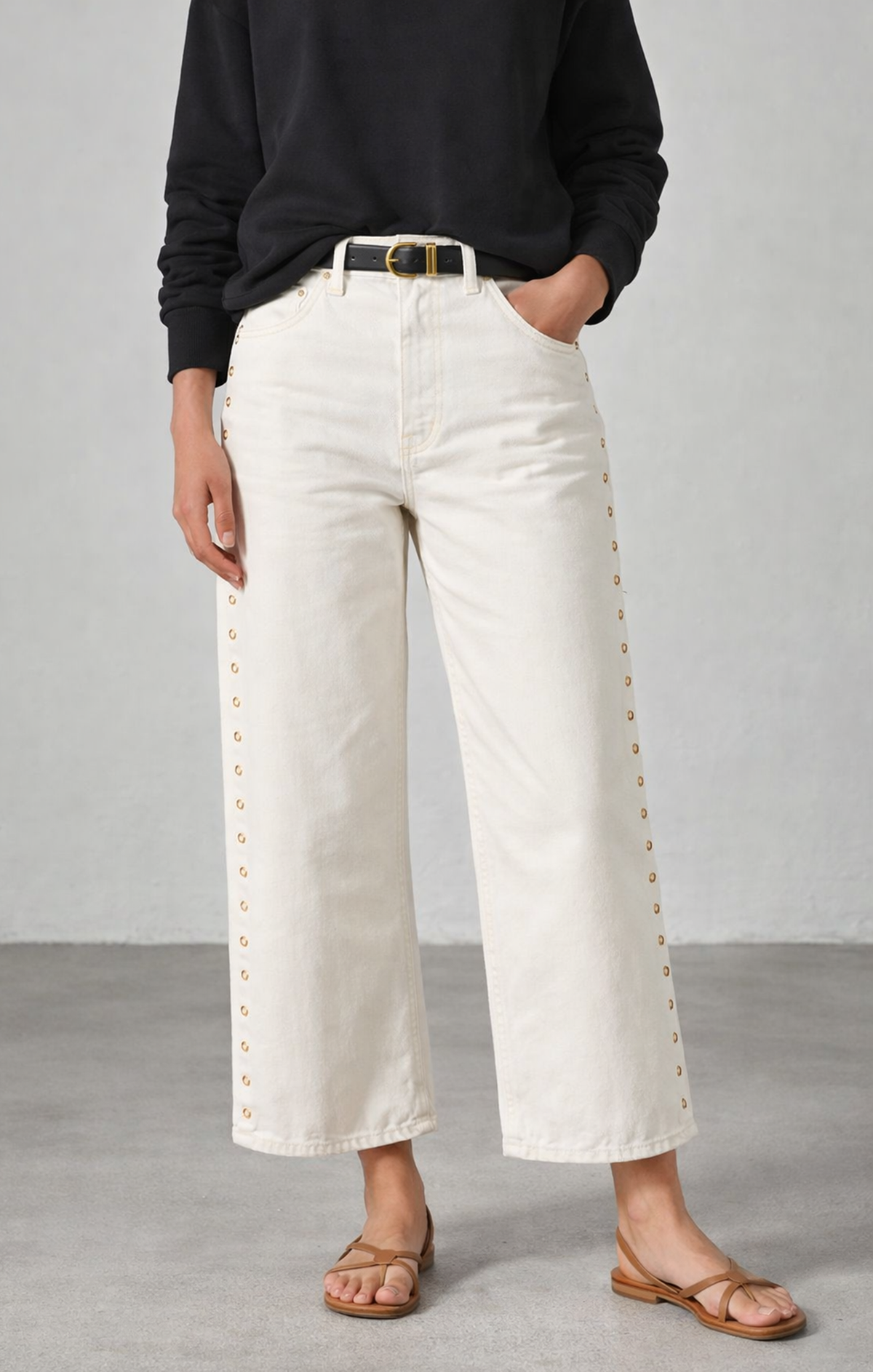 CRUZ CROP-ECRU