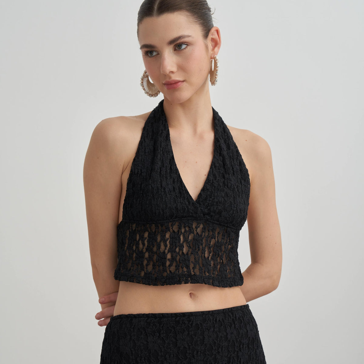 Olivia Lace Set in Midnight Black